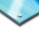 Teal Blue Sky Acrylic print