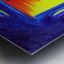 Reflection Blue Metal print