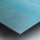 Teal Blue Sky Metal print