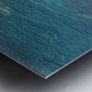 Teal Sea Metal print