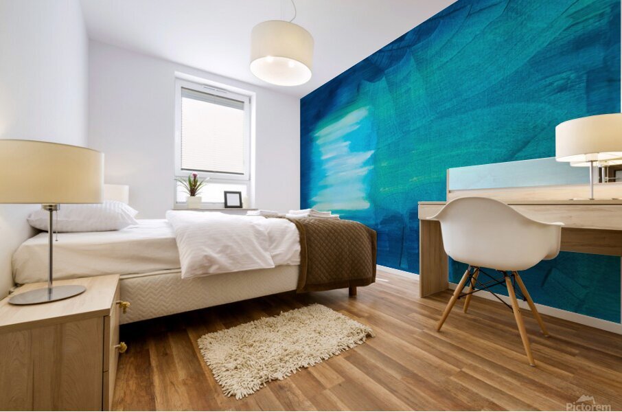 Window with Fans Mural print