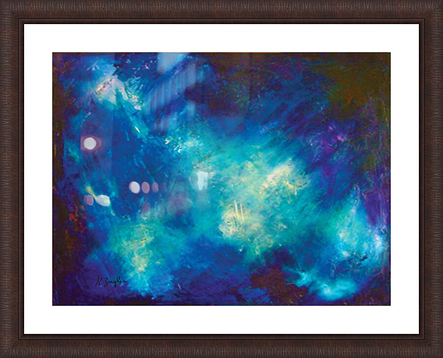 Amethyst Picture Frame print