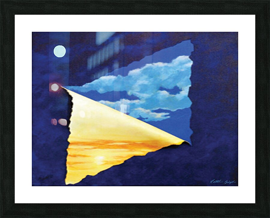 Torn Sky Picture Frame print