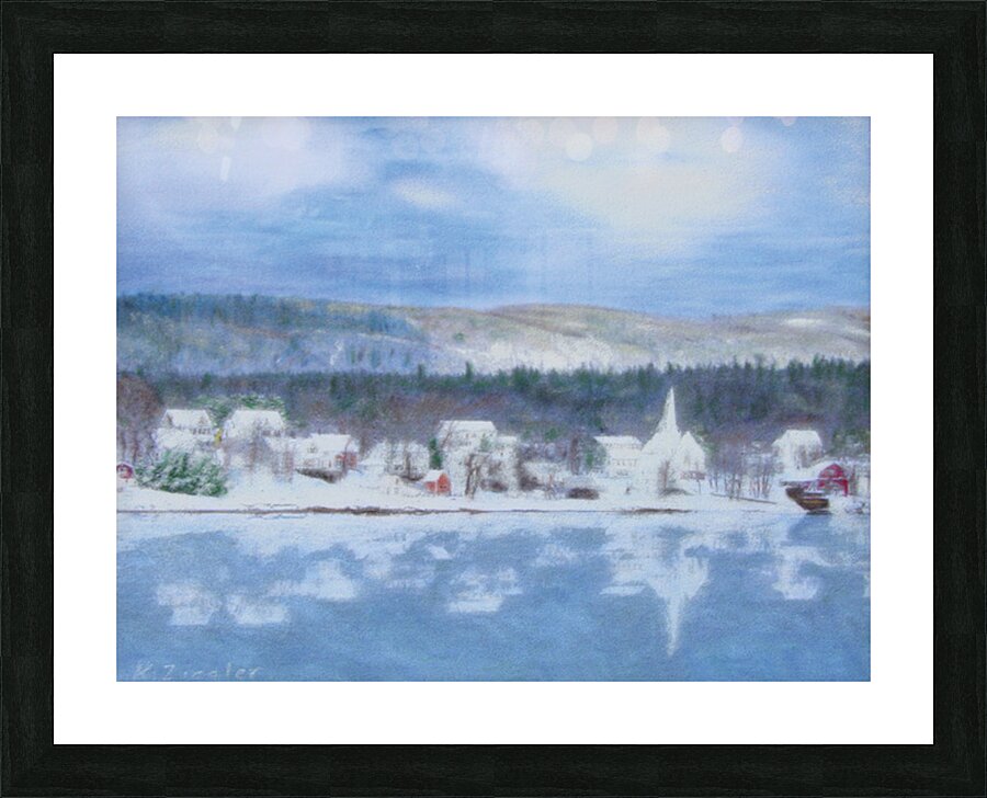 Granville Ferry Picture Frame print