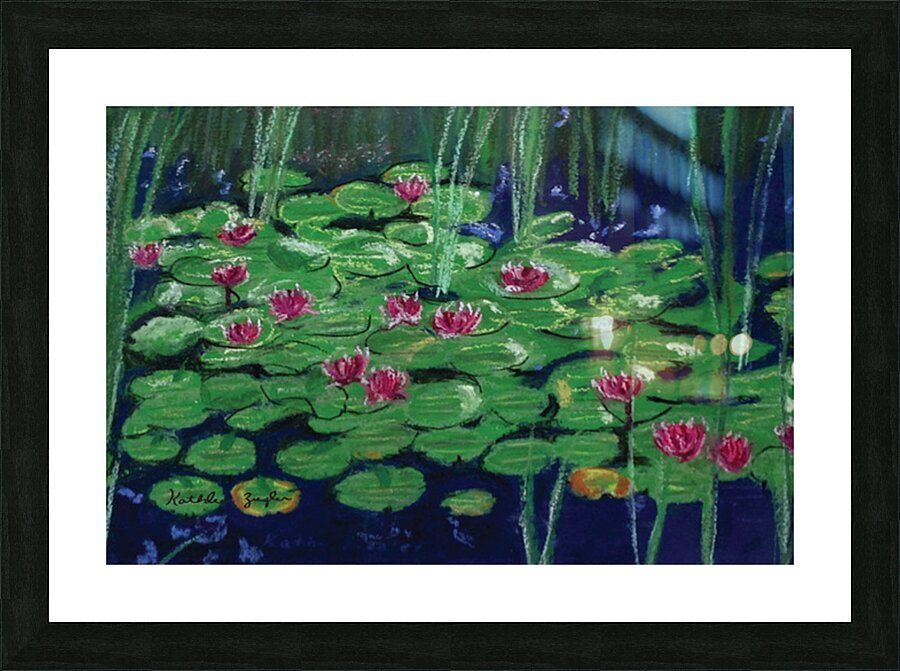 Lily Pads Picture Frame print