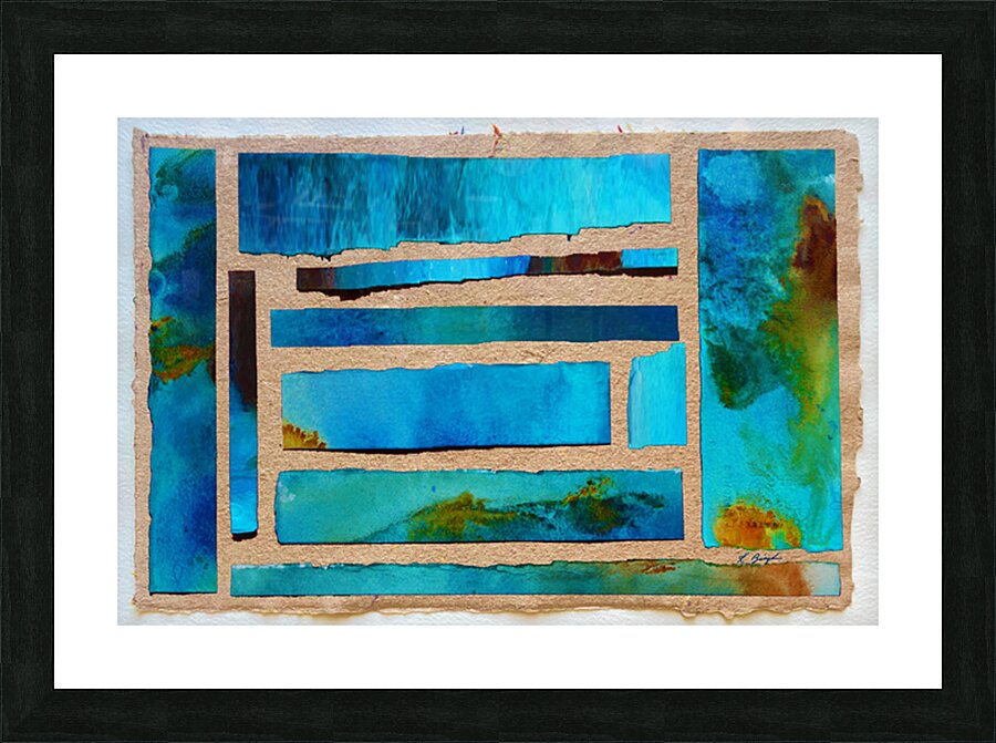 Collage Picture Frame print