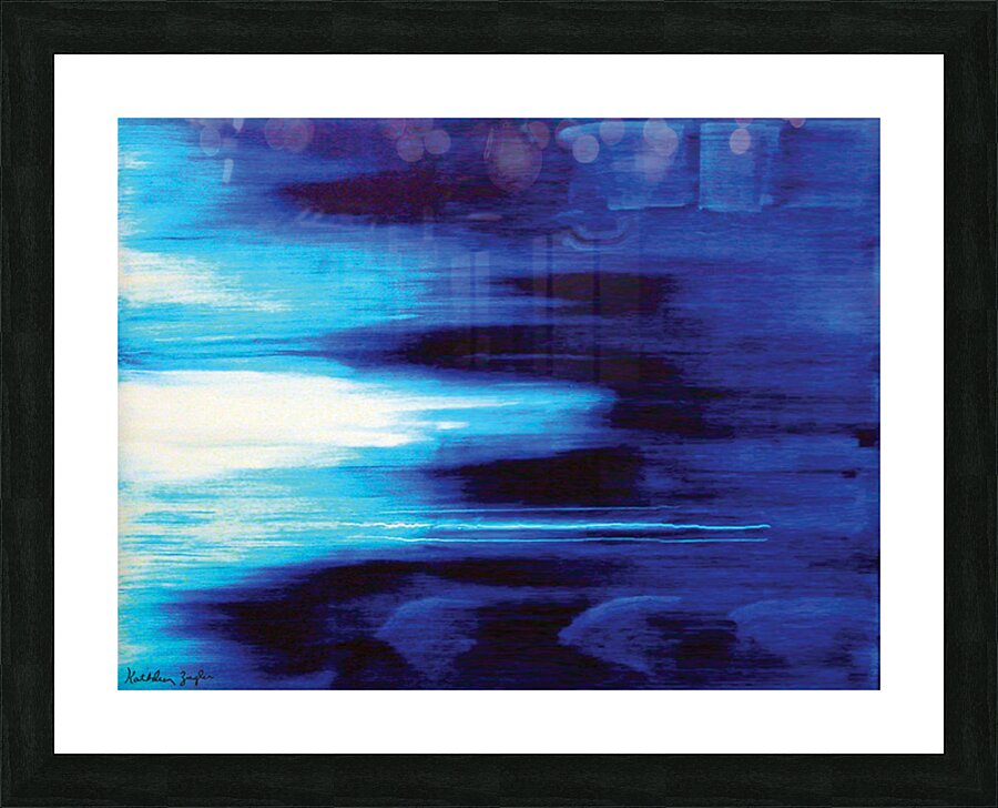 Cobalt Blue Picture Frame print