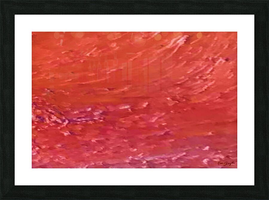 Copper Picture Frame print