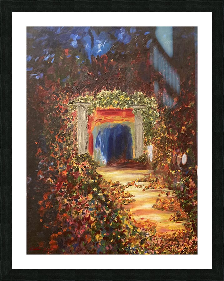 Giverny inspiration Picture Frame print