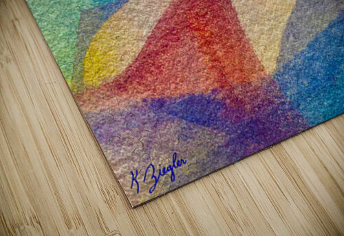 Kaleidoscope Teal Tide Gallery puzzle