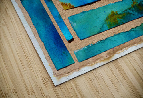Collage Teal Tide Gallery puzzle