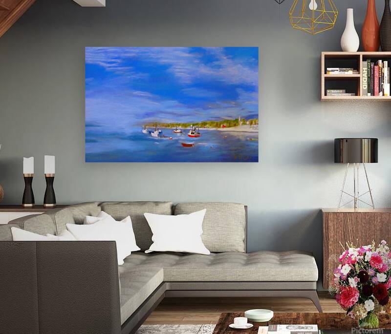 Winter Boats Reproduction