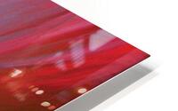 Red Blues HD Metal print