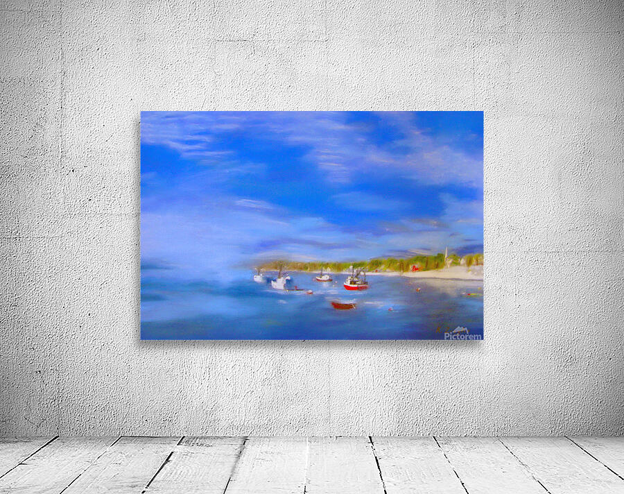 Winter Boats Wall Preview