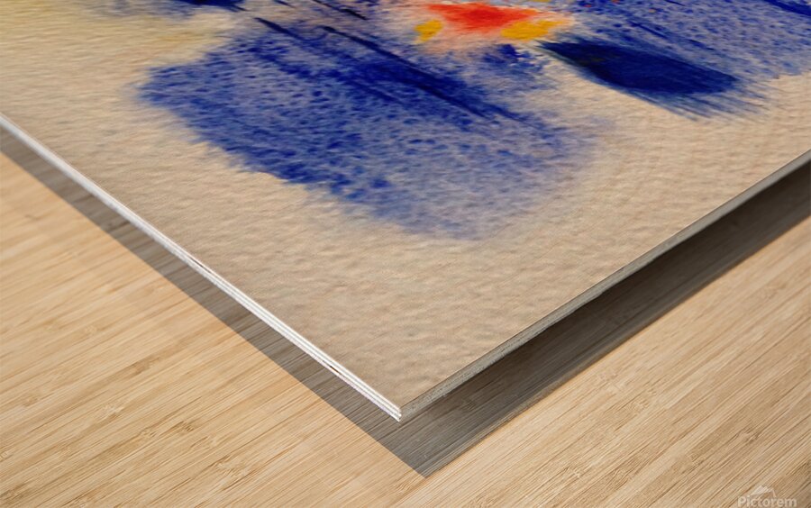 Anniversary Flower Wood print