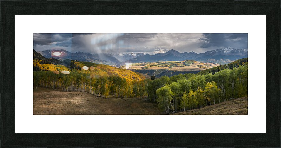 Above Teluride Picture Frame print