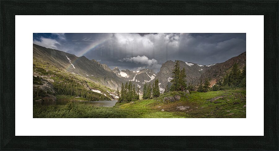 Rainbow Over Isabelle Pano Picture Frame print
