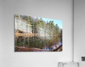 Reflections on the Ausable River  Acrylic Print