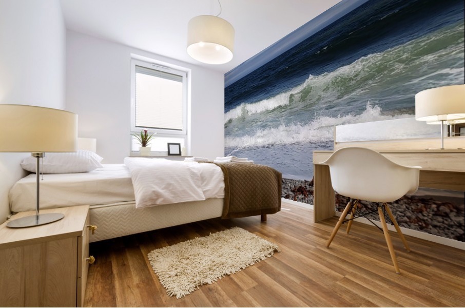 By the Ocean Mural print