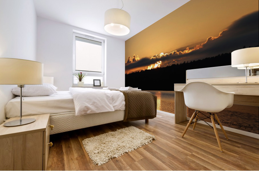 Sunset Sleeping Giant  Mural print