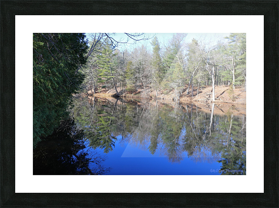 Reflections on the River Picture Frame print