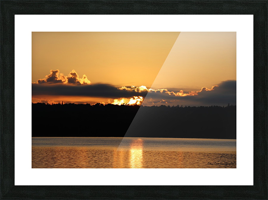 Sunset Sleeping Giant  Picture Frame print