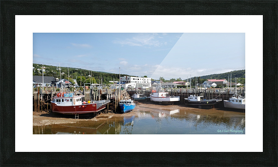 Alma Harbour Picture Frame print