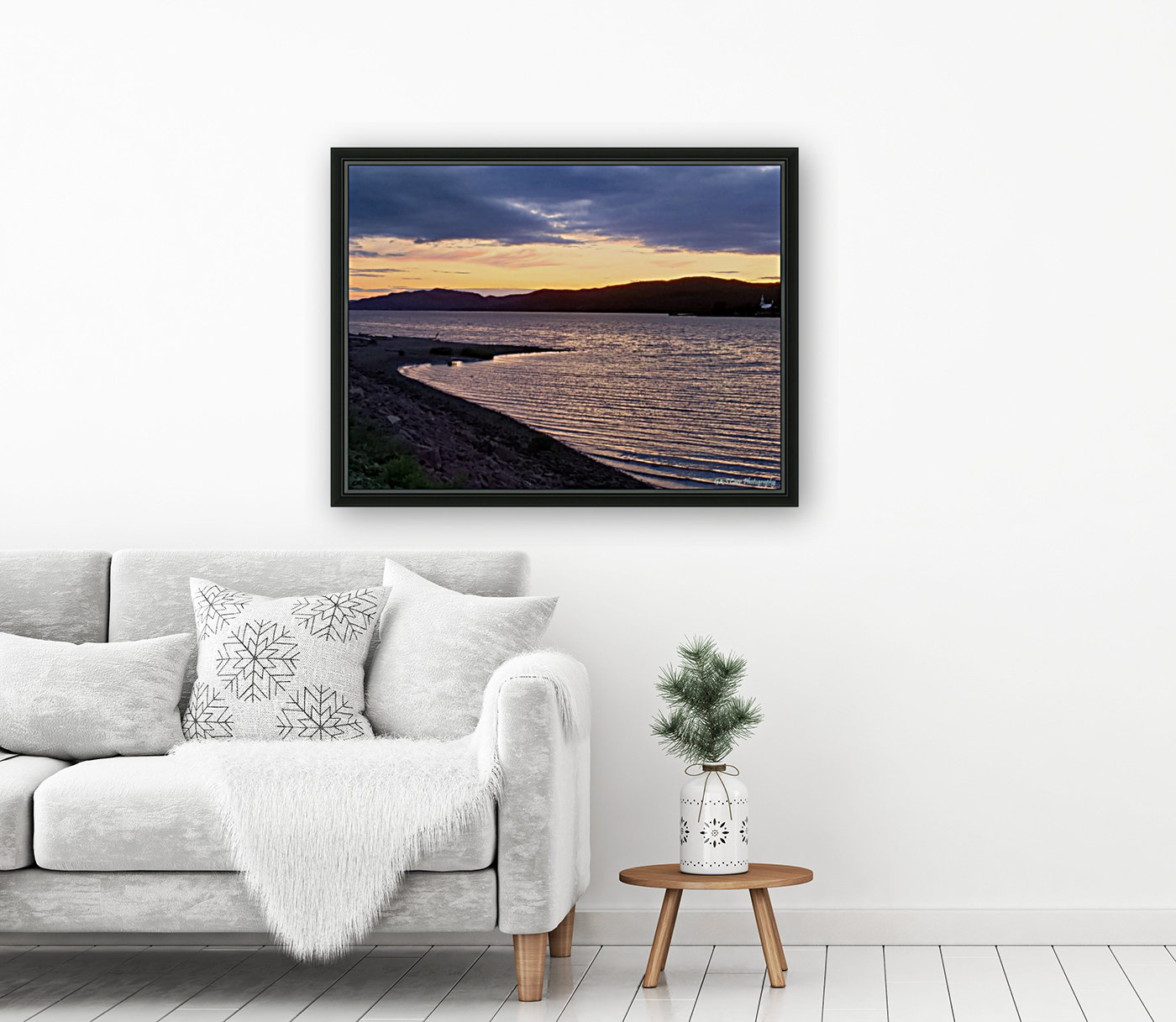 Sunset on the River Reproduction