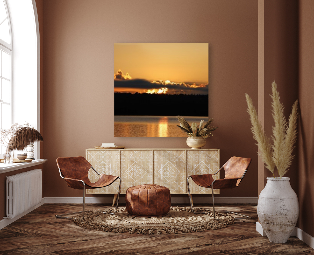 Sunset Sleeping Giant  Reproduction