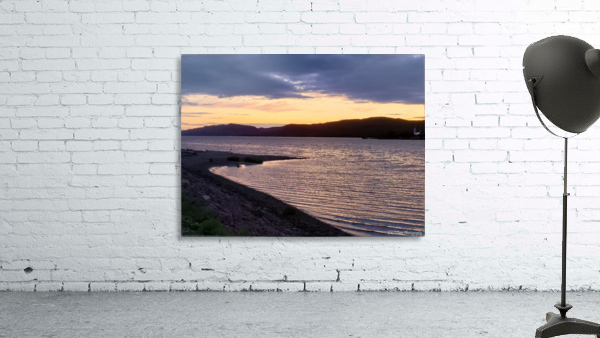 Sunset on the River Wall Preview