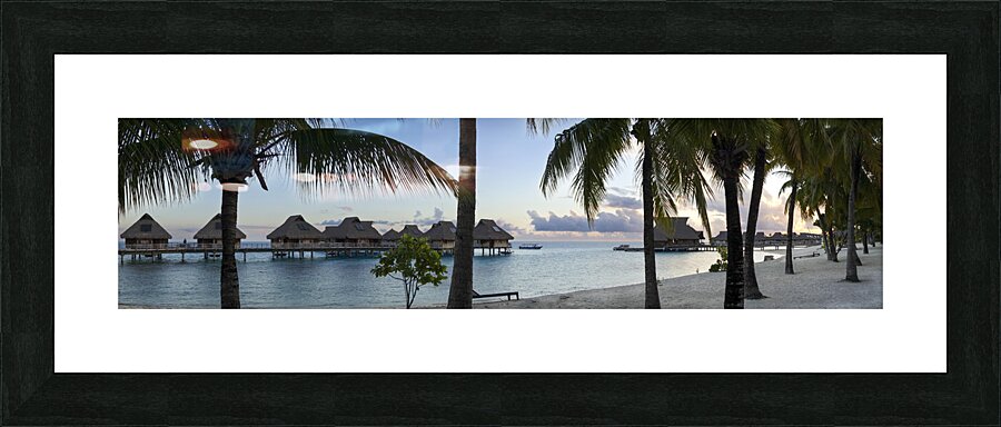 Conrad Bora Bora Nui Picture Frame print