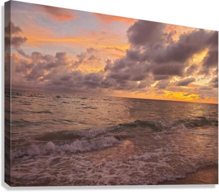 Ocean at Sunset4 Canvas Print