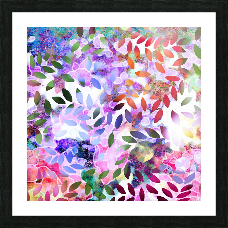 Dancing Leaves Picture Frame Printing