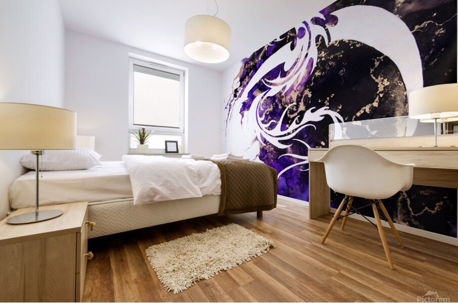 dragon Mural print