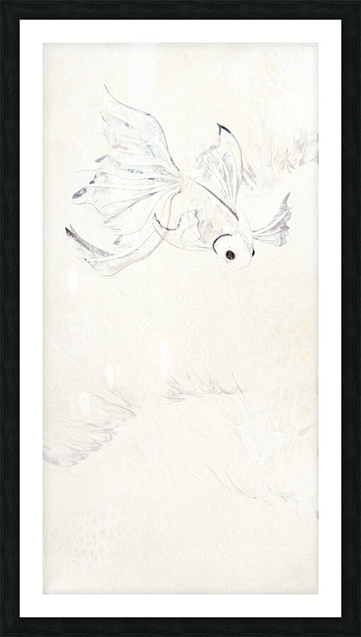 Celestial Fish Left Picture Frame print