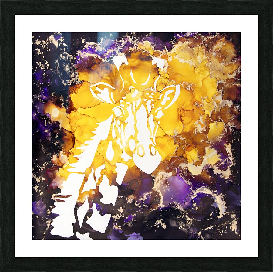 giraffe Picture Frame print