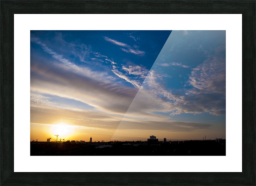 Sunrise Sky Picture Frame print