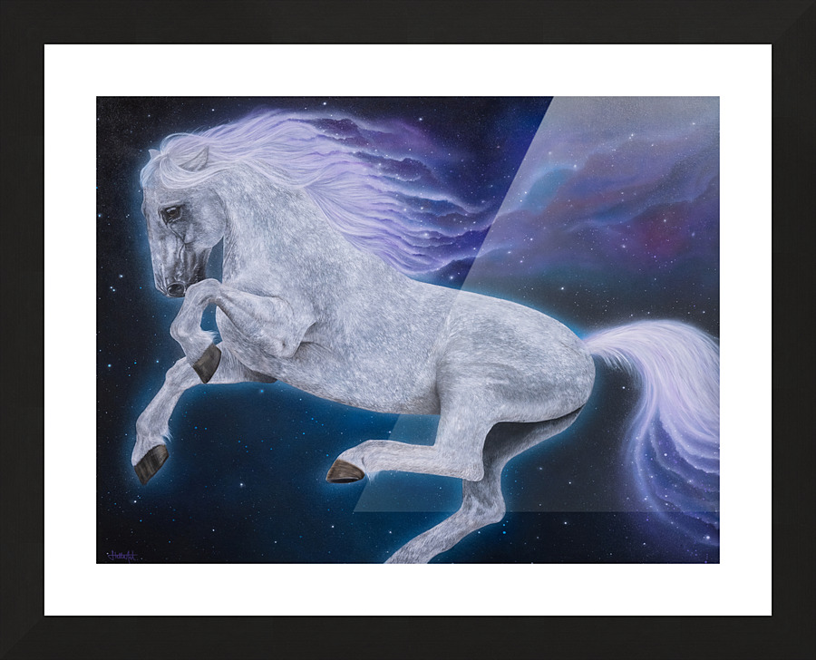 Shine a light Picture Frame print