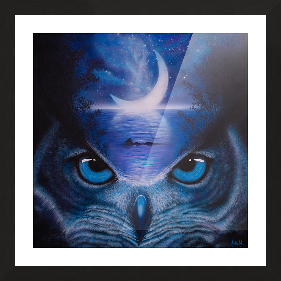 Light keeper Picture Frame print