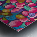 Repeating Kiwifruit Pattern Metal print