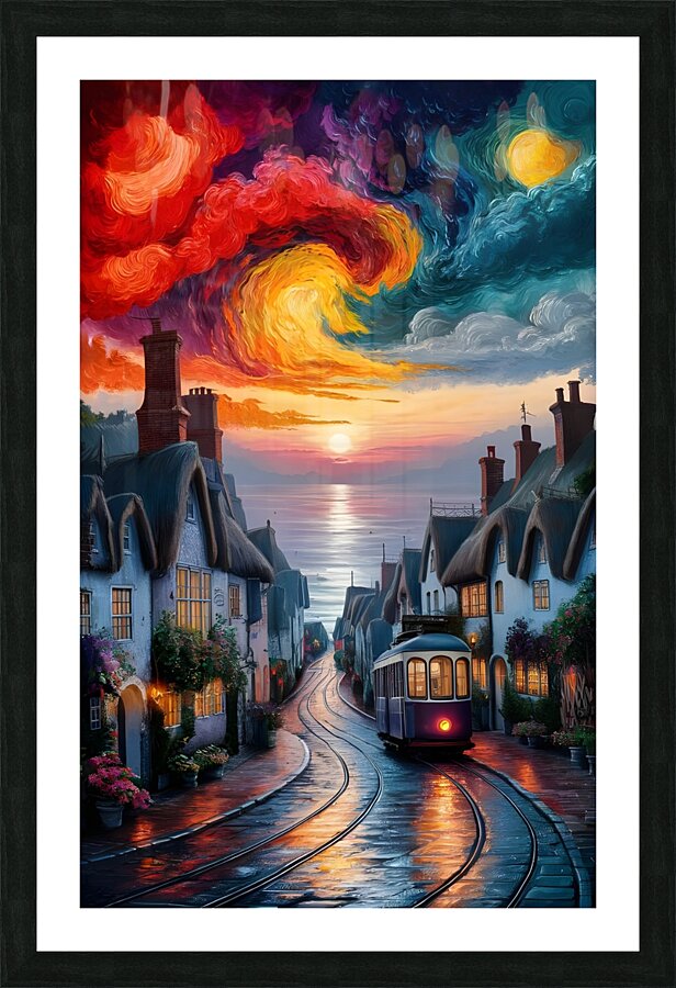 immerse yourself in a mesmerizing dreamscape   Picture Frame print