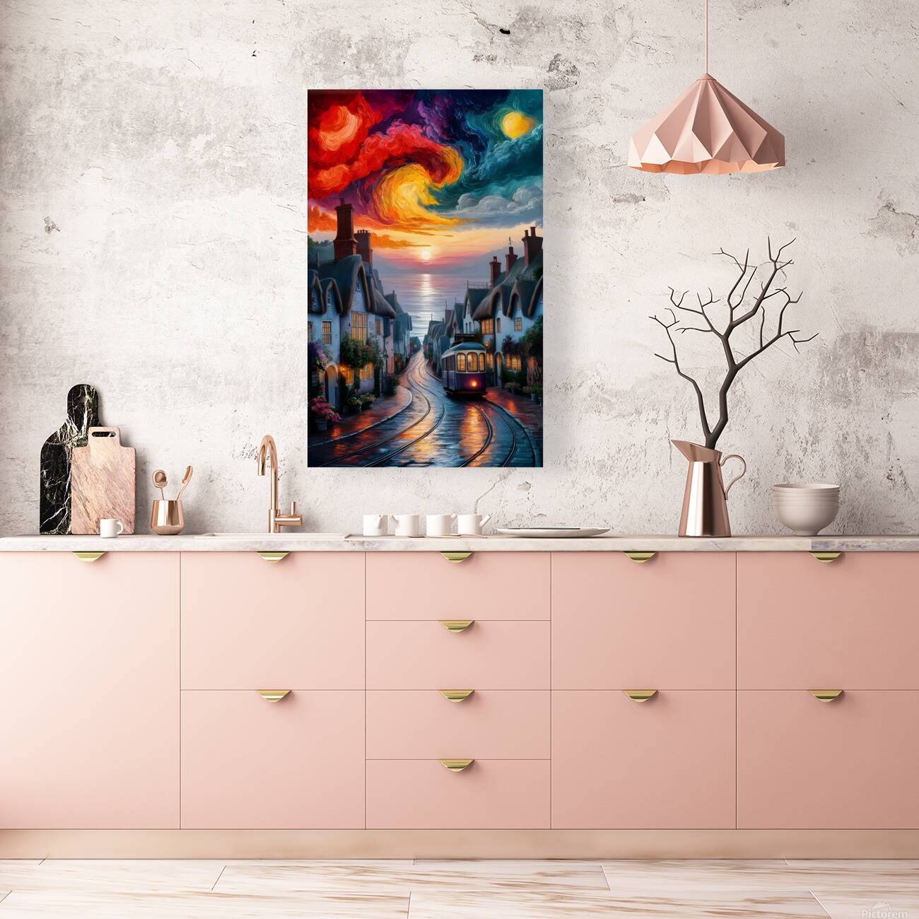 immerse yourself in a mesmerizing dreamscape   Reproduction