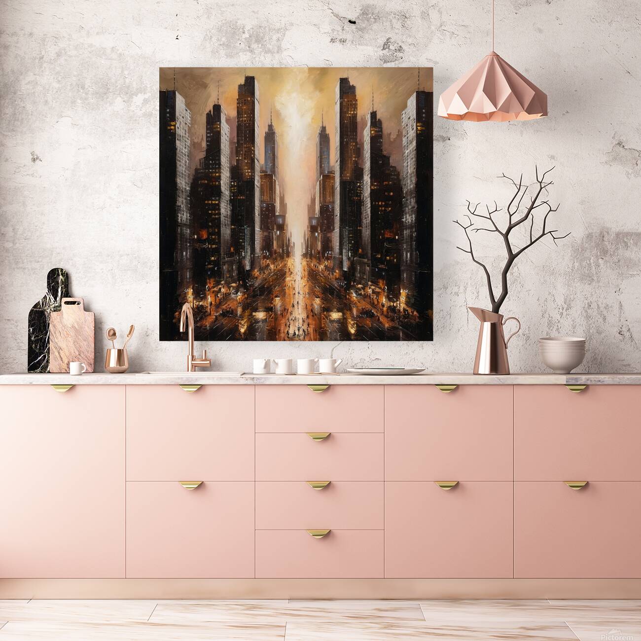 Clippert.Print.Gorod painting Reproduction
