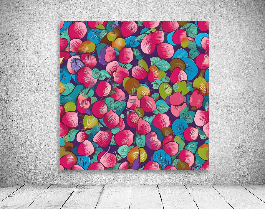 Repeating Kiwifruit Pattern Wall Preview