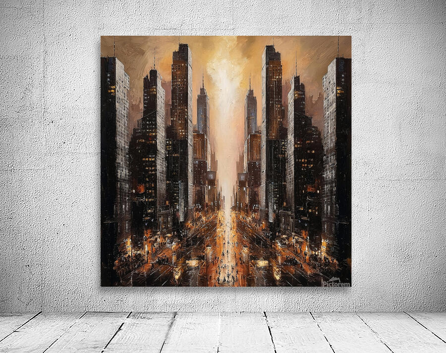Clippert.Print.Gorod painting Wall Preview