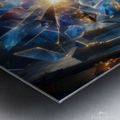 Powerful Mage Shattering Reality  Metal print