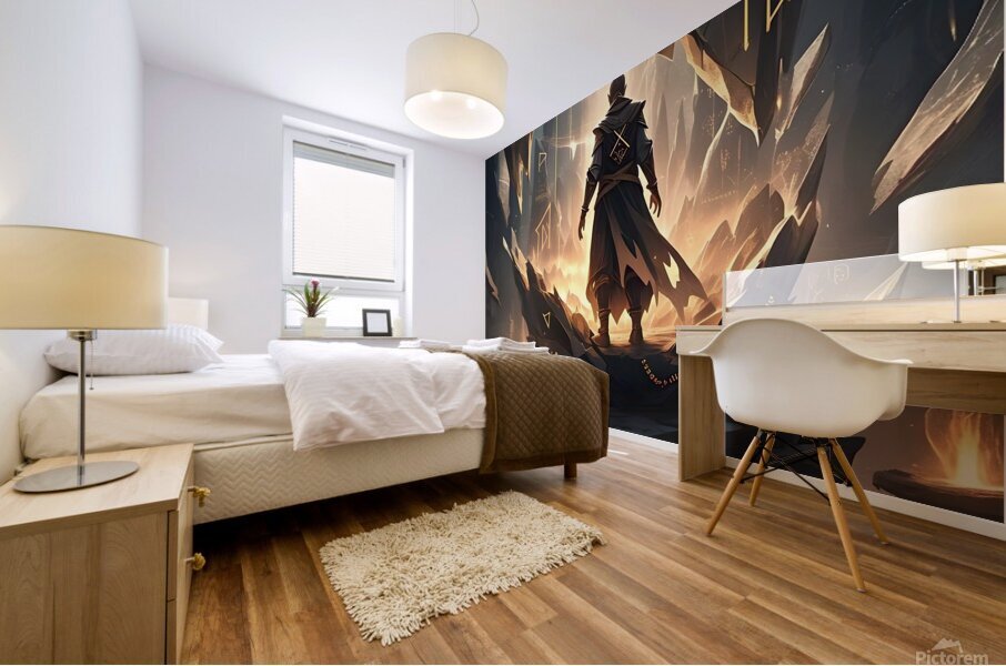  The Oracle’s Fractured Fate Mural print