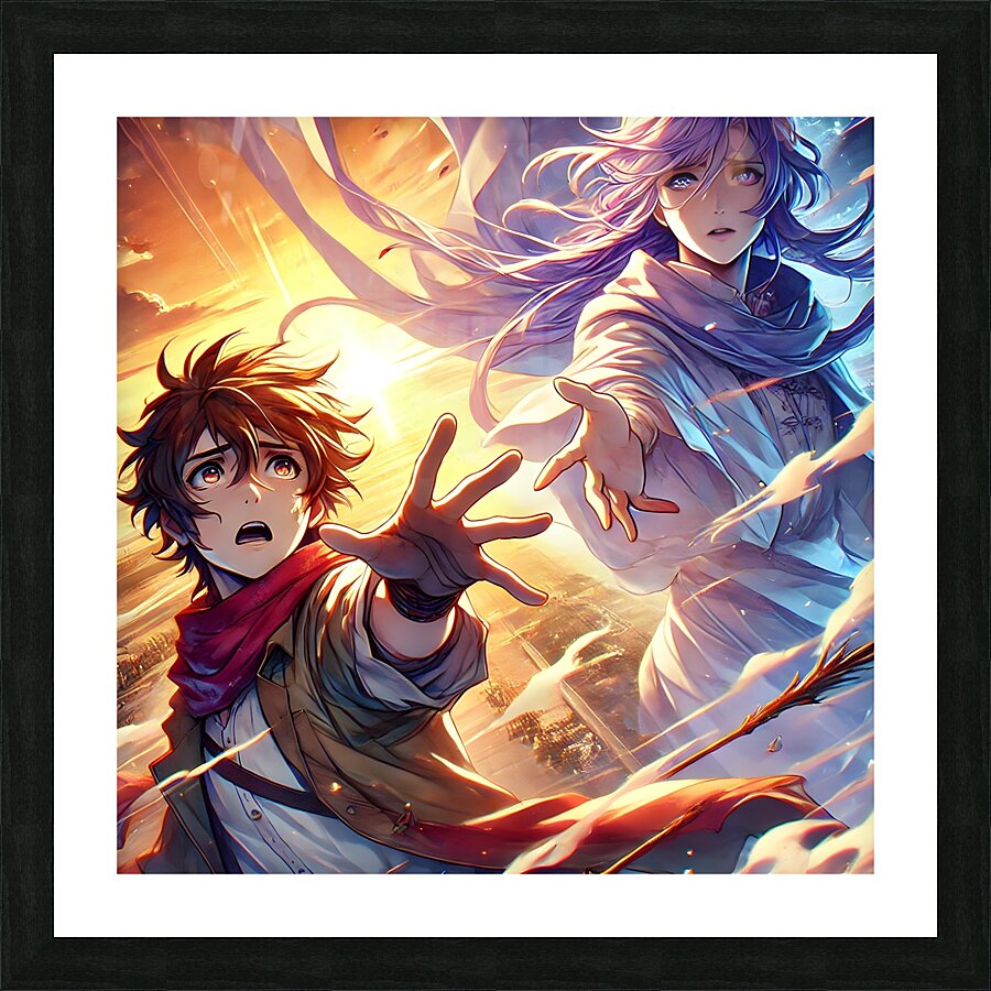 A Fateful Goodbye: The Moment Between Us Picture Frame print