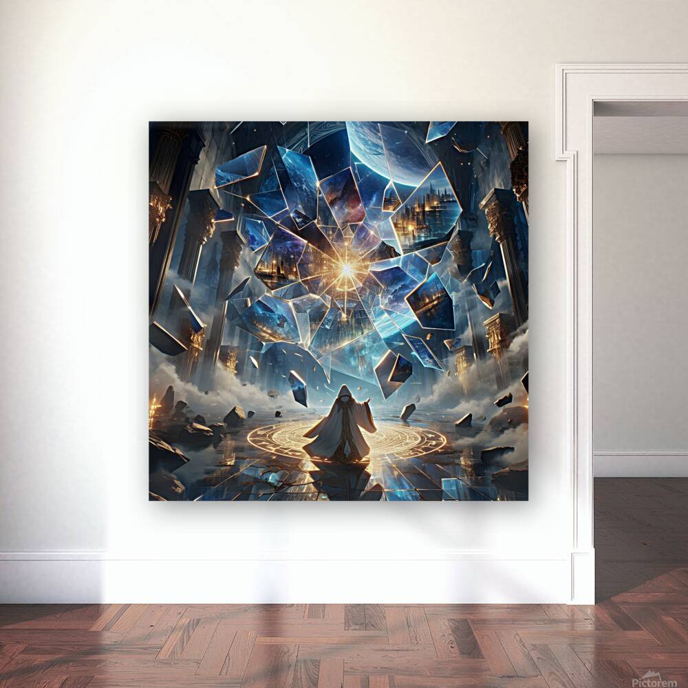 Powerful Mage Shattering Reality  Reproduction