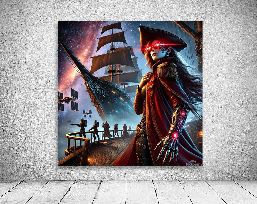  The Intergalactic Pirate Captain Wall Preview